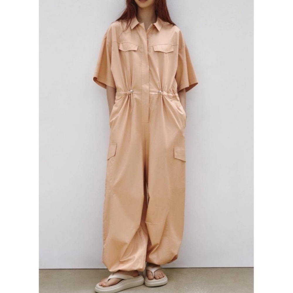 Zara Oversized Shirt Style Jumpsuit
